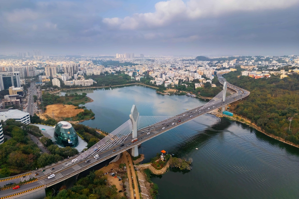 Hyderabad skyline
